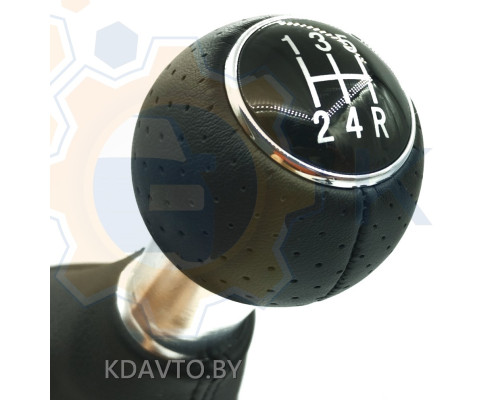 Автомобильная ручка КПП (ручка коробки переключения передач) +чехол к Audi A4 B6 2000г. - 2005г.