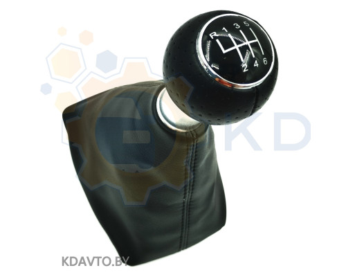 Автомобильная ручка КПП (ручка коробки переключения передач) +чехол к Audi A4 B6 2000г. - 2005г.