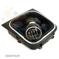 Автомобильная ручка КПП (ручка коробки переключения передач) +чехол к Volkswagen Jetta 2004г. - 2011г.
