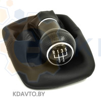 Автомобильная ручка КПП (ручка коробки переключения передач) +чехол к Volkswagen Bora 1998г. - 2013г.