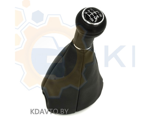 Автомобильная ручка КПП (ручка коробки переключения передач) +чехол к Audi A4 B6 2000г. - 2004г.