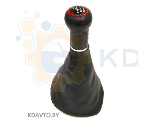 Автомобильная ручка КПП (ручка коробки переключения передач) +чехол к Seat Toledo 1998г. - 2006г.
