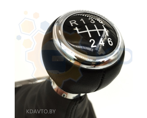 Автомобильная ручка КПП (ручка коробки переключения передач) +чехол к Volkswagen Passat B6 2006г. - 2010г.