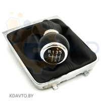 Автомобильная ручка КПП (ручка коробки переключения передач) +чехол к Volkswagen Passat B6 2006г. - 2010г.