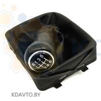 Автомобильная ручка КПП (ручка коробки переключения передач) +чехол к Volkswagen Polo 2001г. - 2009г.