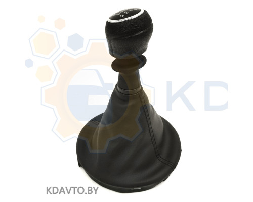Автомобильная ручка КПП (ручка коробки переключения передач) +чехол к Volkswagen Transporter T5 2003г. - 2015г.