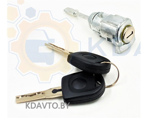 Автомобильная личинка(лопатка 52мм.) передней левой двери к Volkswagen Polo 2001г. - 2009г.